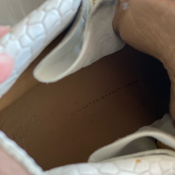 White leather Giuseppe Zanotti high-top sneakers - Picture 3 of 5